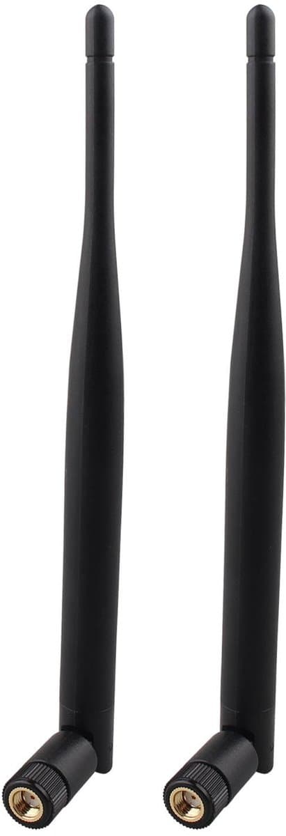 VT Goods - Wifi Antenne - Dual Band 6dBi - Omnidirectioneel - 2,4 GHz 5GHz 5,8 GHz - Geschikt voor IP-camera's - 19.5 x 1.3 cm