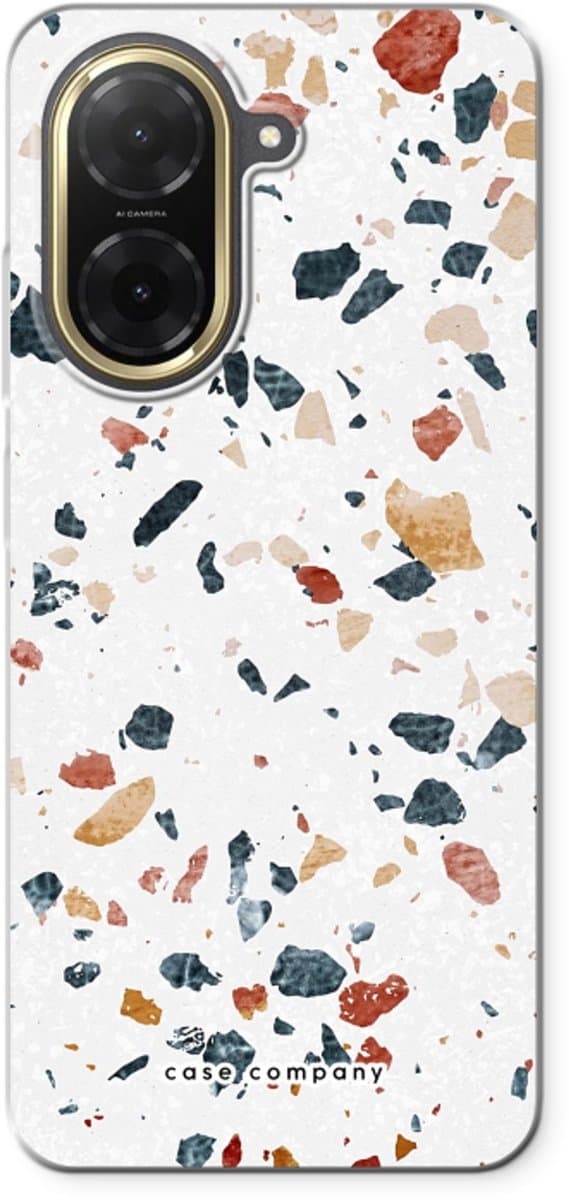 Case Company® - Hoesje geschikt voor Xiaomi Redmi A5 4G hoesje - Terrazzo N°4 - Soft Cover Telefoonhoesje - Bescherming aan alle Kanten en Schermrand