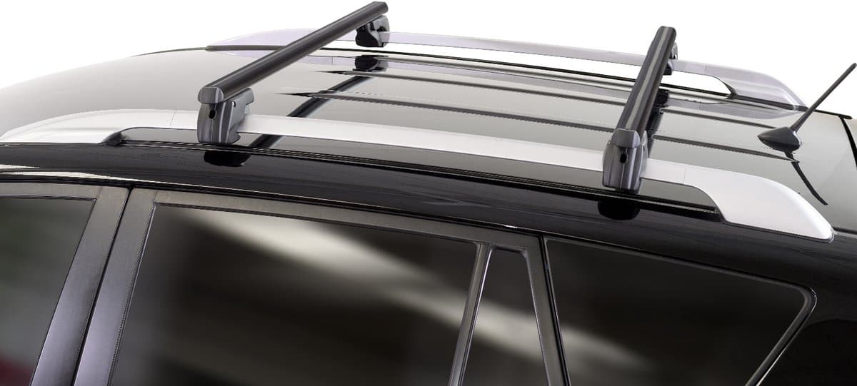 Dakdragers geschikt voor Toyota Highlander II (XU40) 2007-2013 Menabo Sherman XL zwart