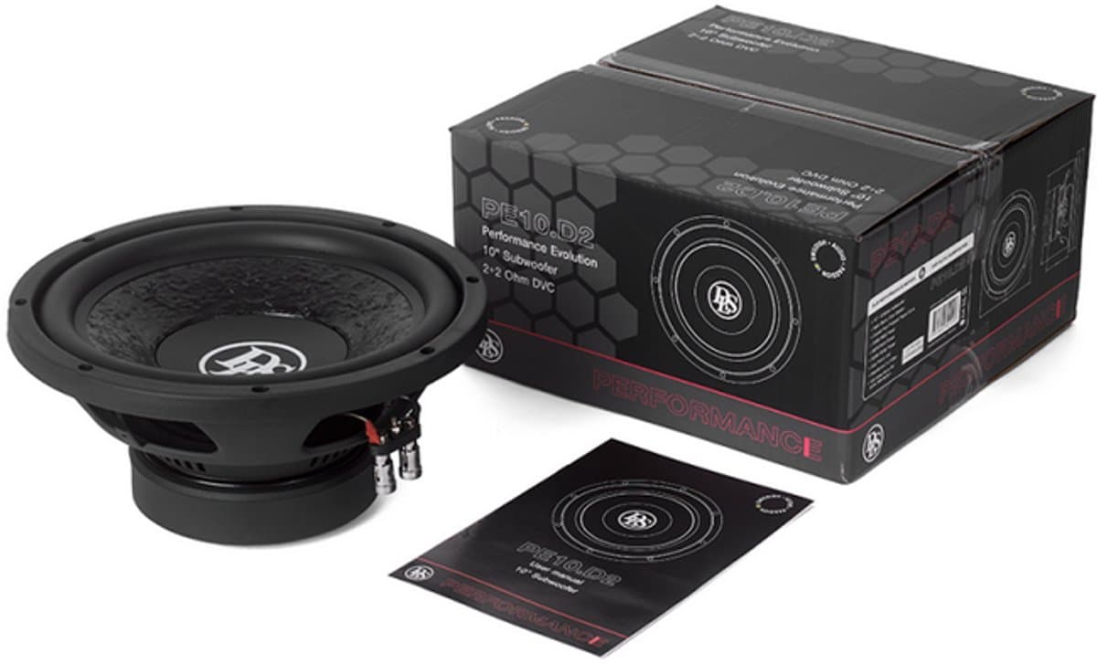 DLS 10"/250mm 2+2 Ohm 10 inch Subwoofer / Auto subwoofer