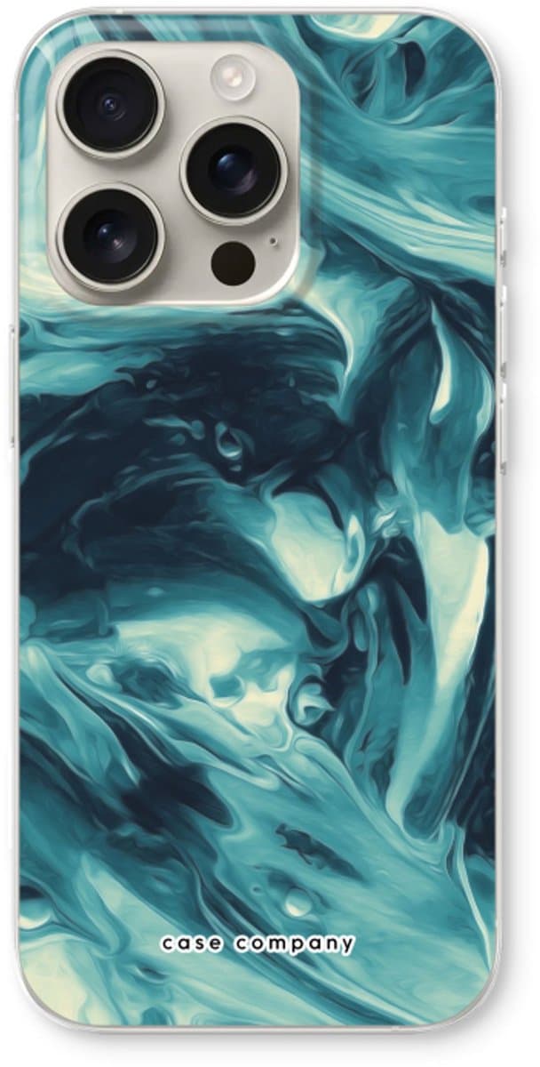 Case Company® - Hoesje geschikt voor iPhone 16 Pro hoesje - Dreaming About Whales - Soft Cover Telefoonhoesje - Bescherming aan alle Kanten en Schermrand