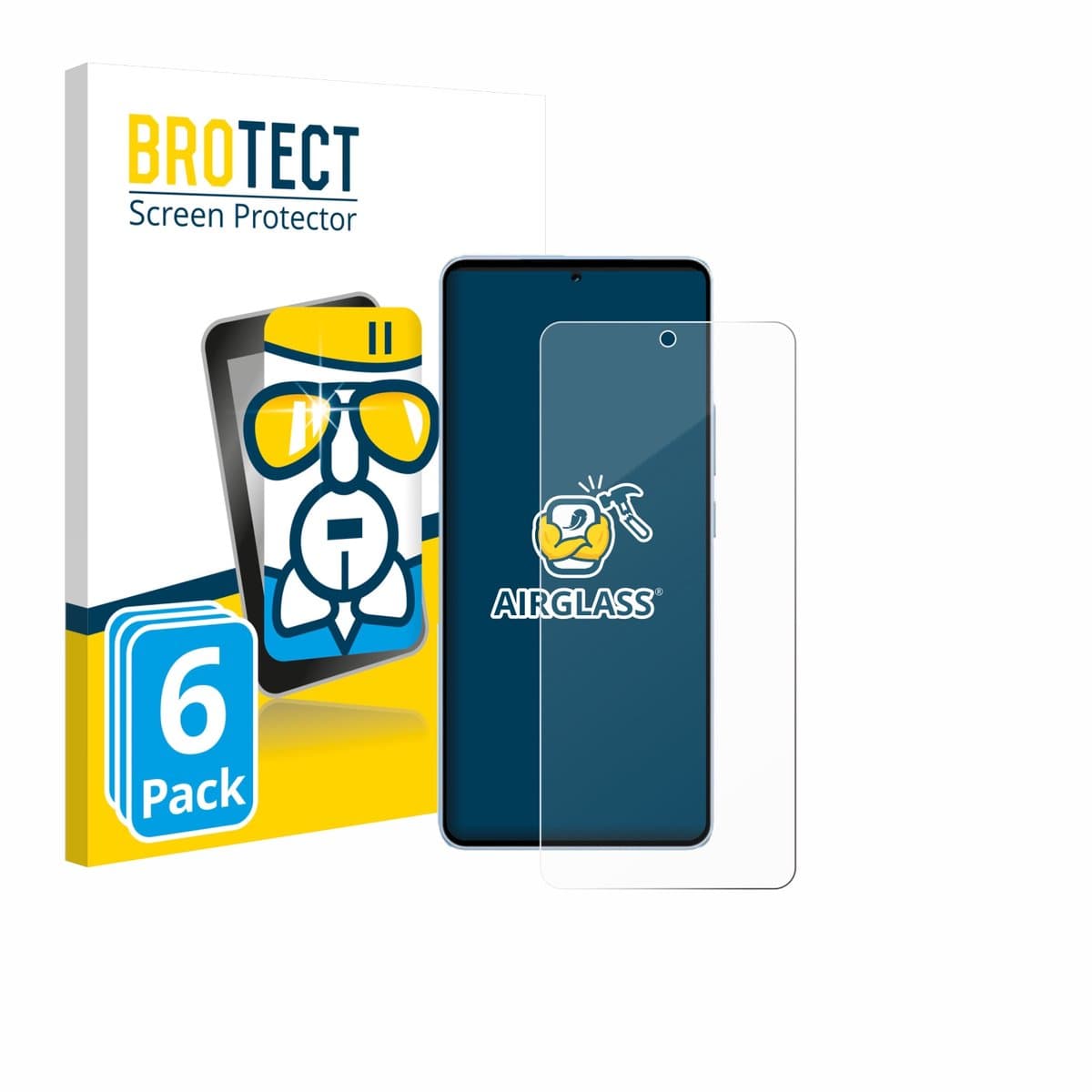 Screenprotector 6 Stuks voor Vivo iQOO Neo 10 Beschermglas transparant