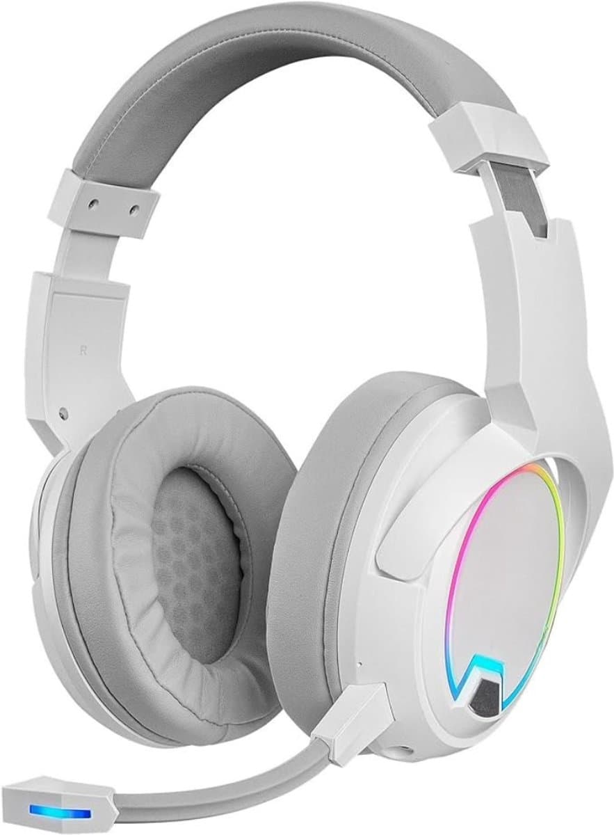 DYNA® Game headset draadloos - Headset - Game headset - Gaming headsets - Wit - ‎‎9cm x 18cm x 20cm; 341 g