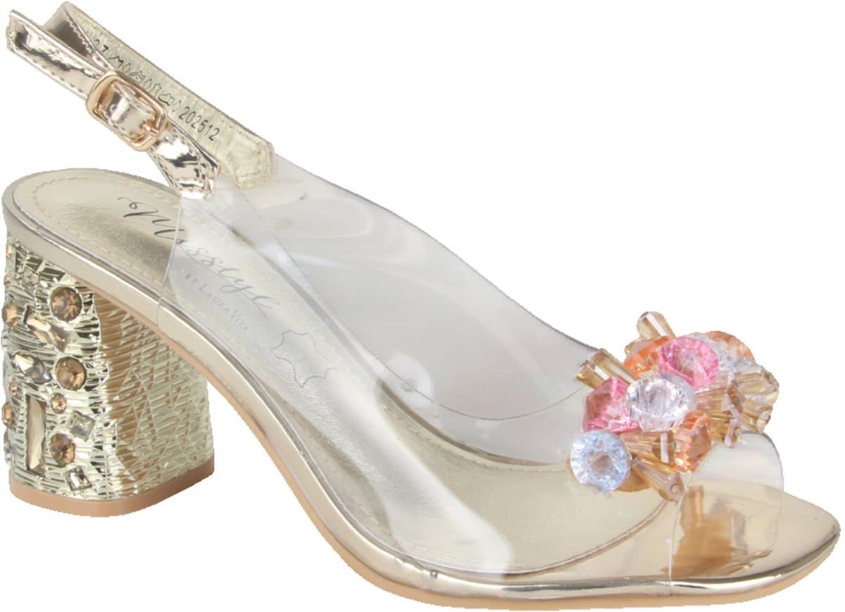 Laura Vita MARLEN 02 Or dames sandalen gekleed maat 38 metallic