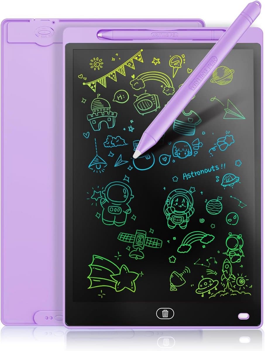 10 Inch Kleurrijk LCD Tekentablet voor Kinderen - Digitaal Schrijfplateau voor Jongens en Meisjes