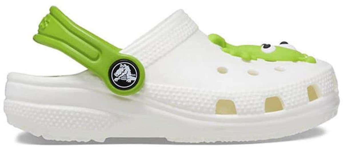 Crocs Classic Glow Alien Wit/Groen Maat 24/25 US C8