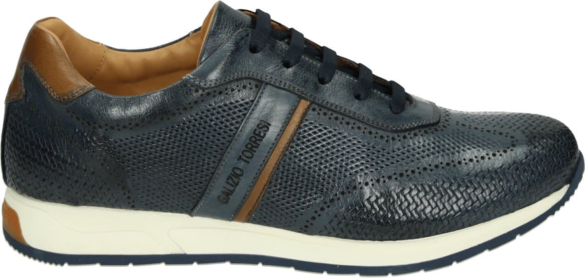 Galizio Torresi - 414550 - Lage sneakersVrije tijdsschoenenHeren sneakers - Kleur: Blauw - Maat: 39