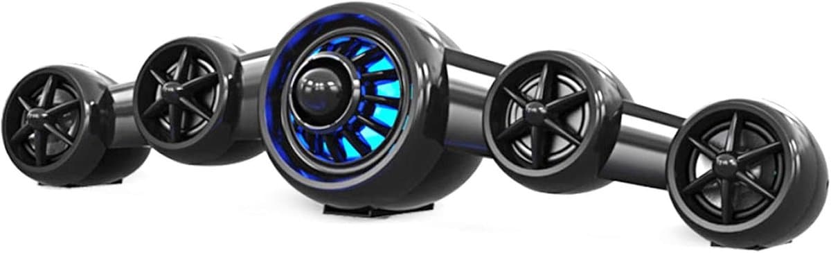 Soundbar Met Subwoofer - Draadloze Geluidsbalk - Thuisbioscoop Ervaring - Verstelbaar Bass Geluid - 2.1 Kanaals Audio - Zwart