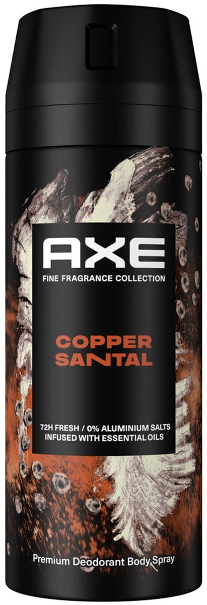 Axe lichaamsspray copper santal 150 ml