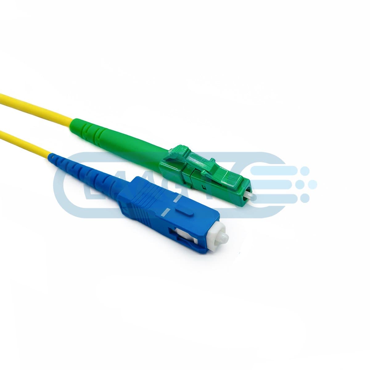 Laag1 - Glasvezel Patchkabel - Simplex LC/APC naar SC/UPC - 2.0m + Koppelblokje