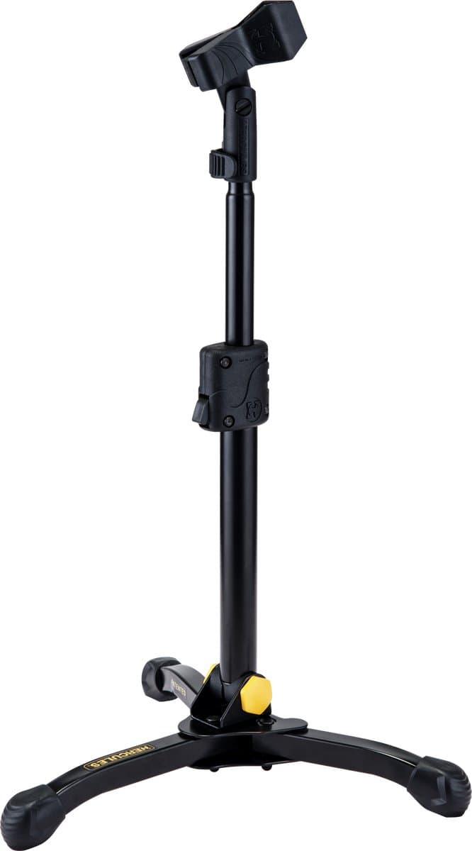 HERCULES Stands HCMS-300B microfoonstandaard, 31,5-47,5 cm, driepotig, kantelbaar tot op de grond