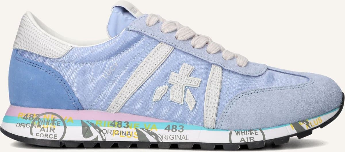 Premiata Lucyd Sneakers - Textiel - Dames - Blauw - Maat 38