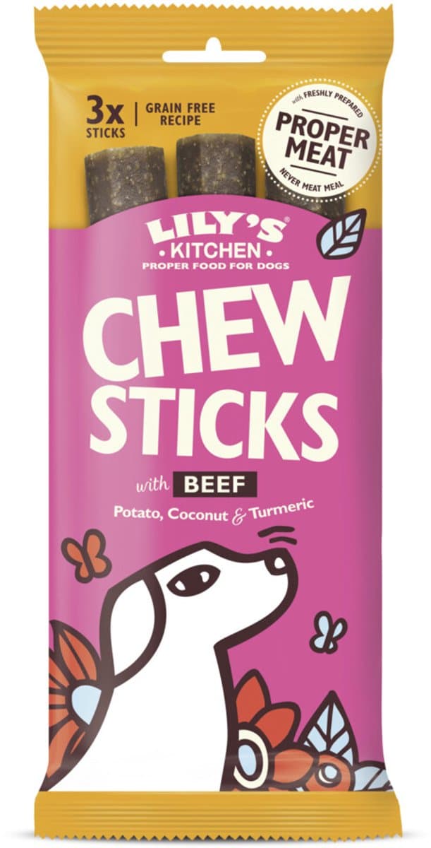 Lily's Kitchen - Chew Sticks With Beef Hondensnack