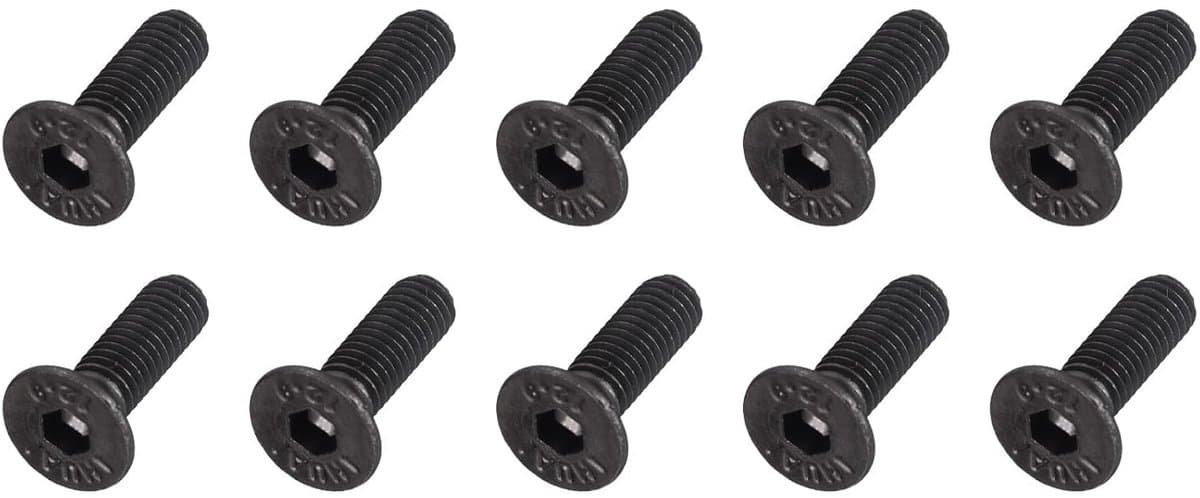 Zeskant Inbusbouten Verzonken Kop M6 x 20mm - 20 Stuks - Zwart