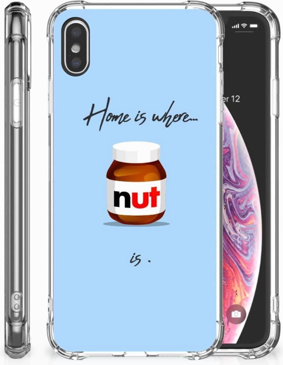 Apple iPhone Xs Max Beschermhoes Nut Home