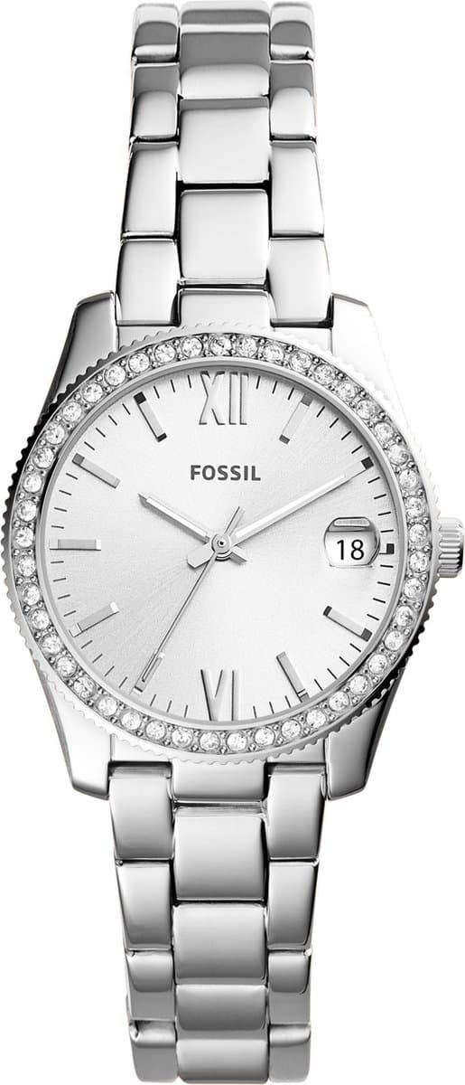 Fossil Scarlette Mini ES4317 Dameshorloge 32 mm - Zilverkleurig