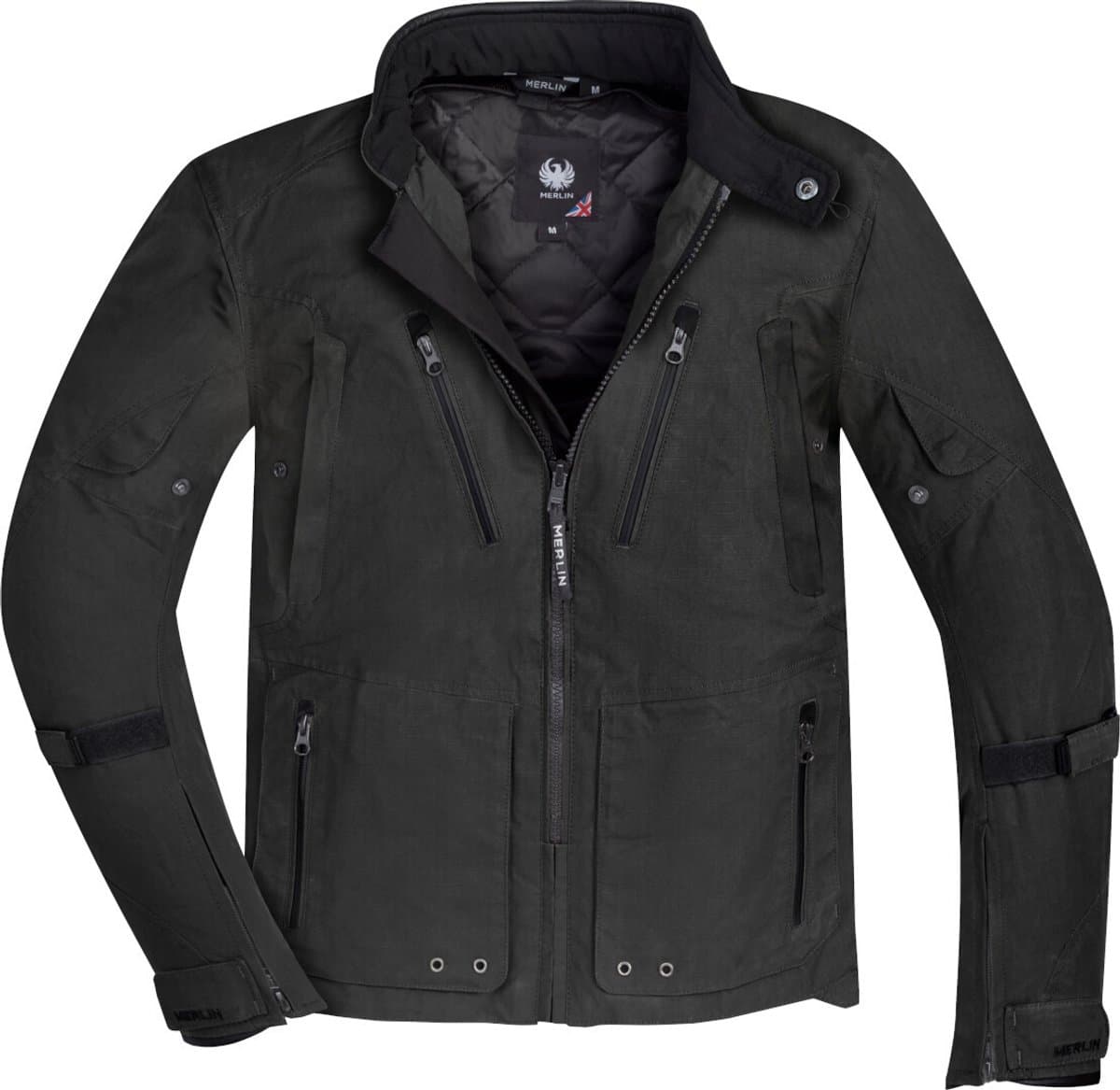 Merlin Exile D3O Explorer Zwart Textiele Motorjas - Jas