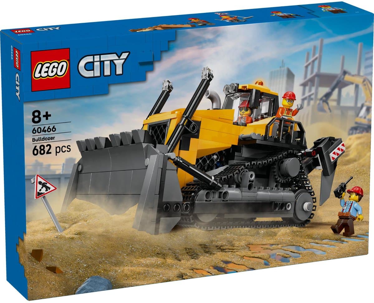 LEGO City Gele bulldozer 60466