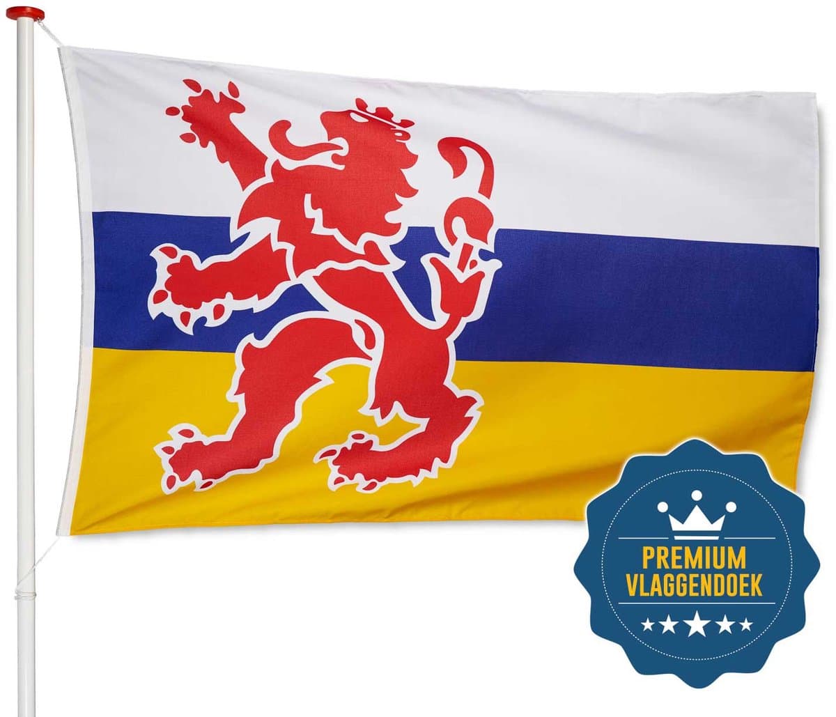 Limburgse vlag Limburg 150x225cm - Premium Kwaliteit - Geschikt voor buiten