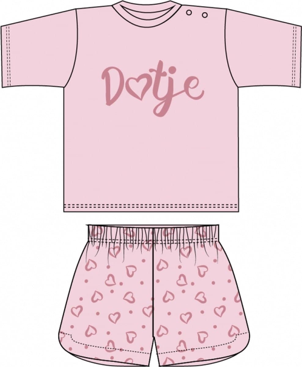 Fun2Wear - Shortama Dotje - Roze - Maat 116 -