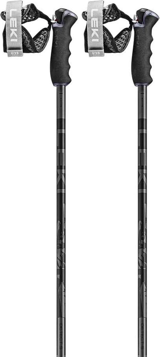 Leki Detect S Skistok black-dark-anthracite-bright-red 1200