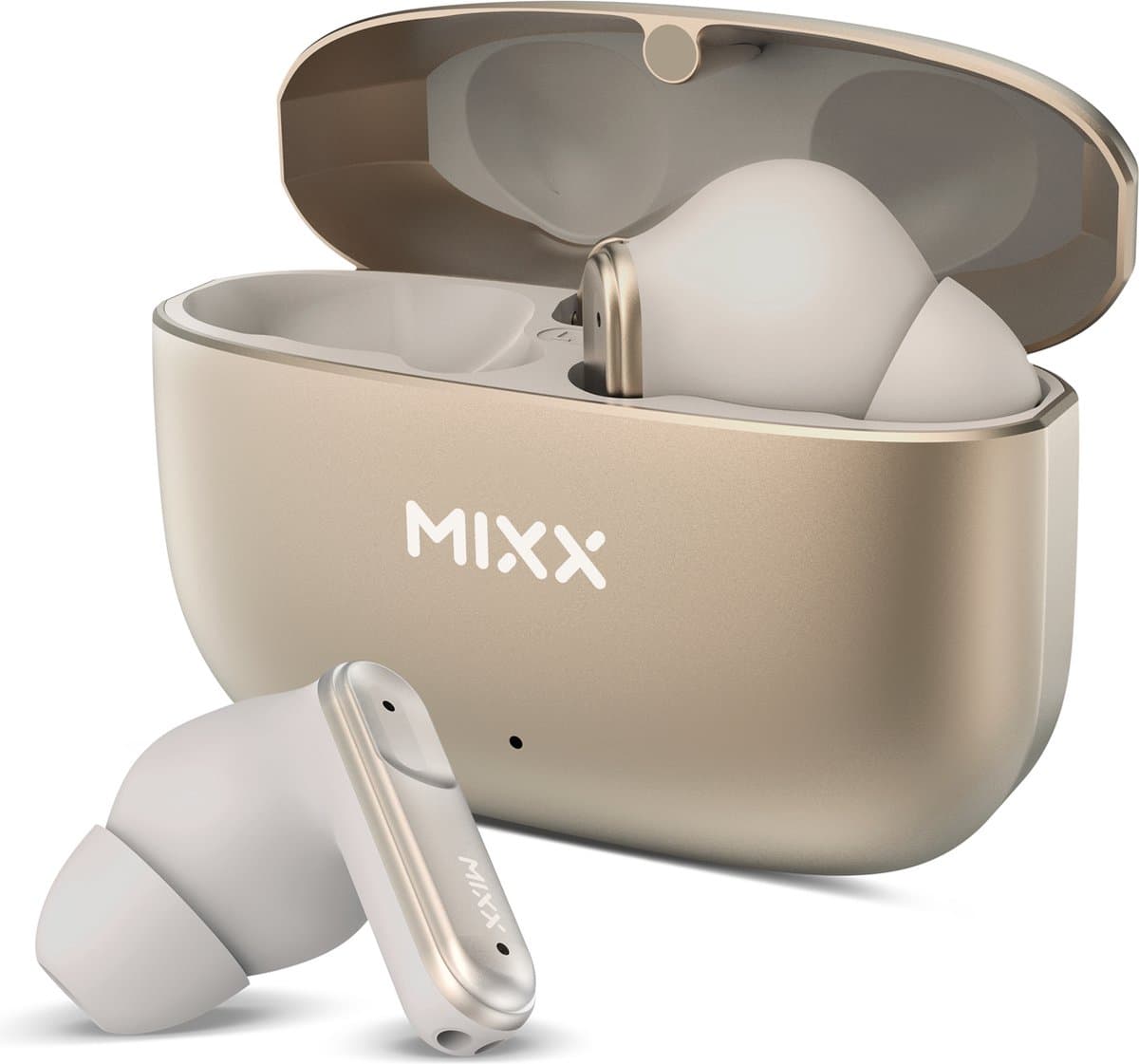 Mixx StreamBuds Custom 3 - True Wireless In-ear Koptelefoon - Champagne Goud