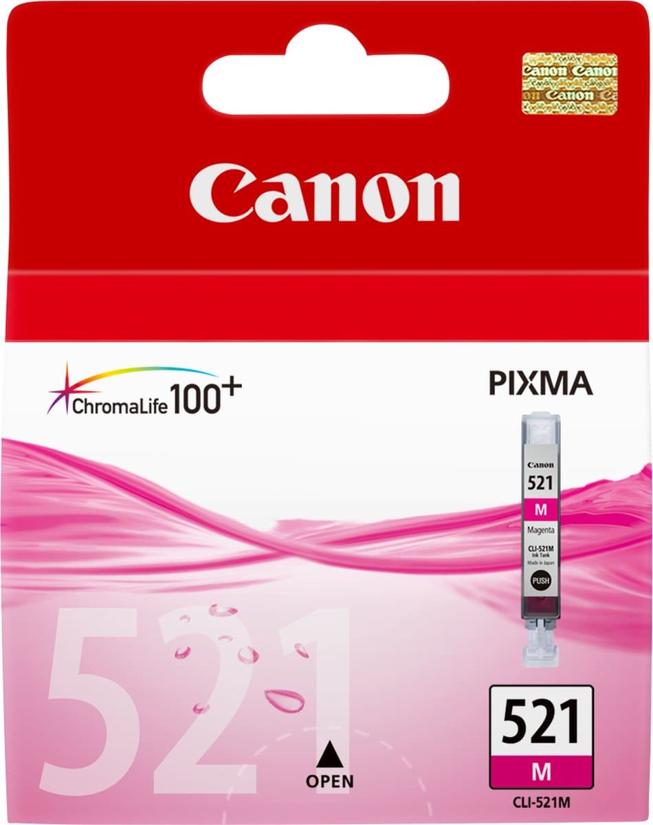 Canon CLI-521M inktcartridge magenta, 1 stuk