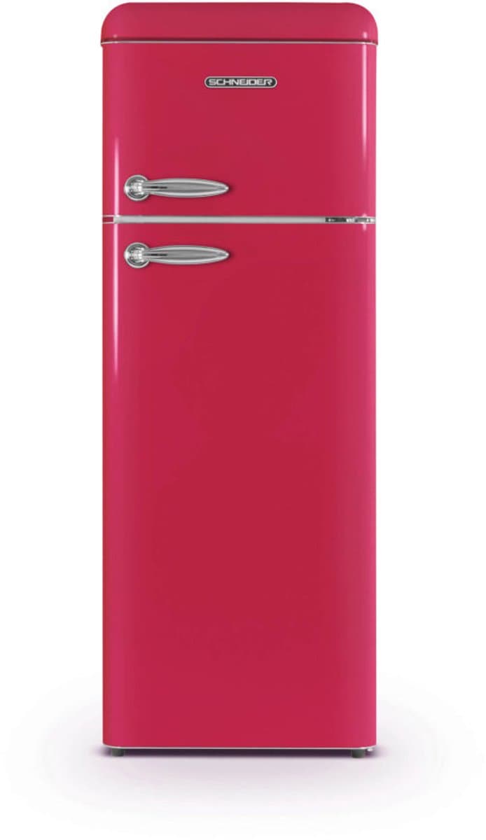 ​SCHNEIDER CONSUMER SCDD208VHAW koel-vriescombinatie Vrijstaand 211 l E Roze