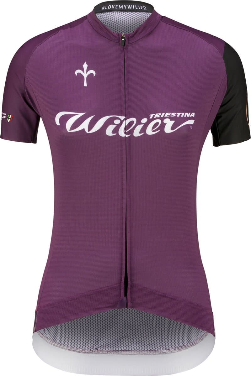 Wilier Cycling Club Korte Mouw Wielertrui Paars L Vrouw