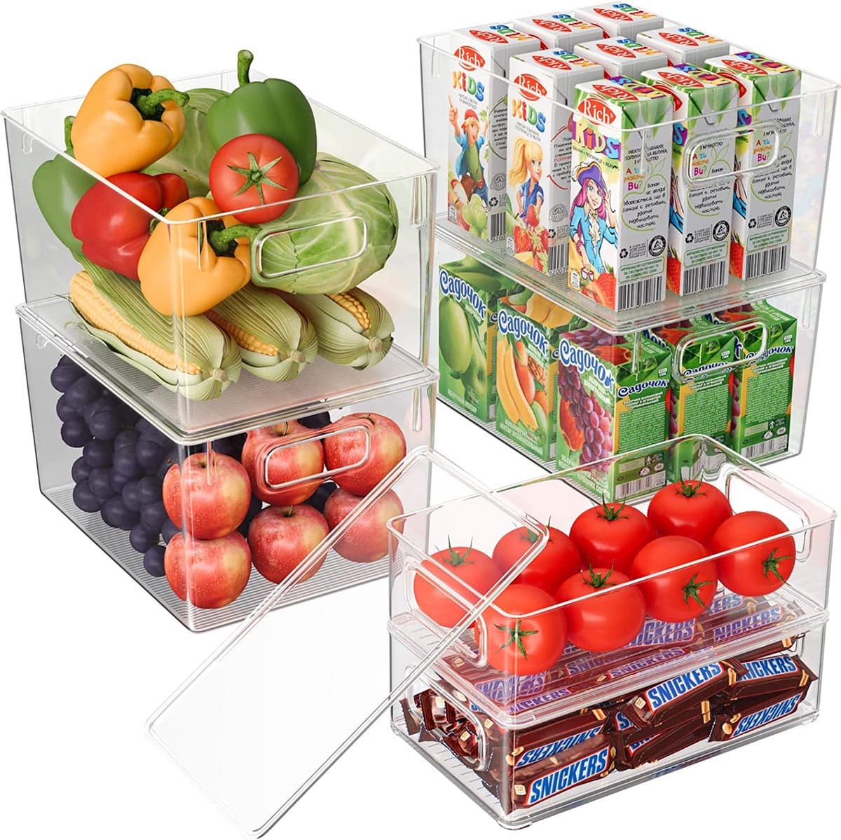 koelkast organizer - bewaardoos - koelkast bakjes - duurzaam opbergboxen - keuken organizer - opbergdozen - premium kwaliteit