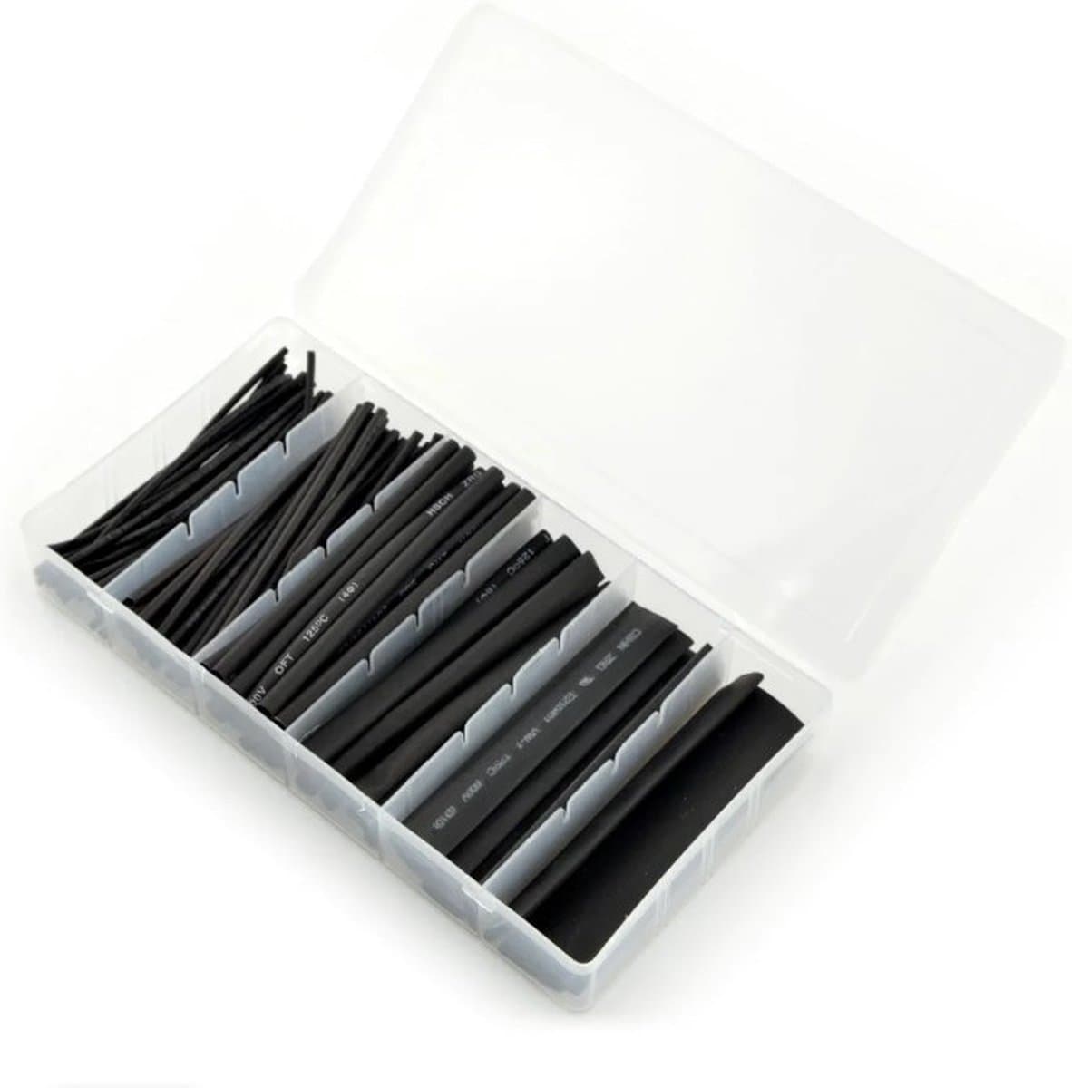 Krimpkous - Krimpkousen set - Lanberg - assortiment - 100 delig - 6 doorsnedes - In handige opbergbox