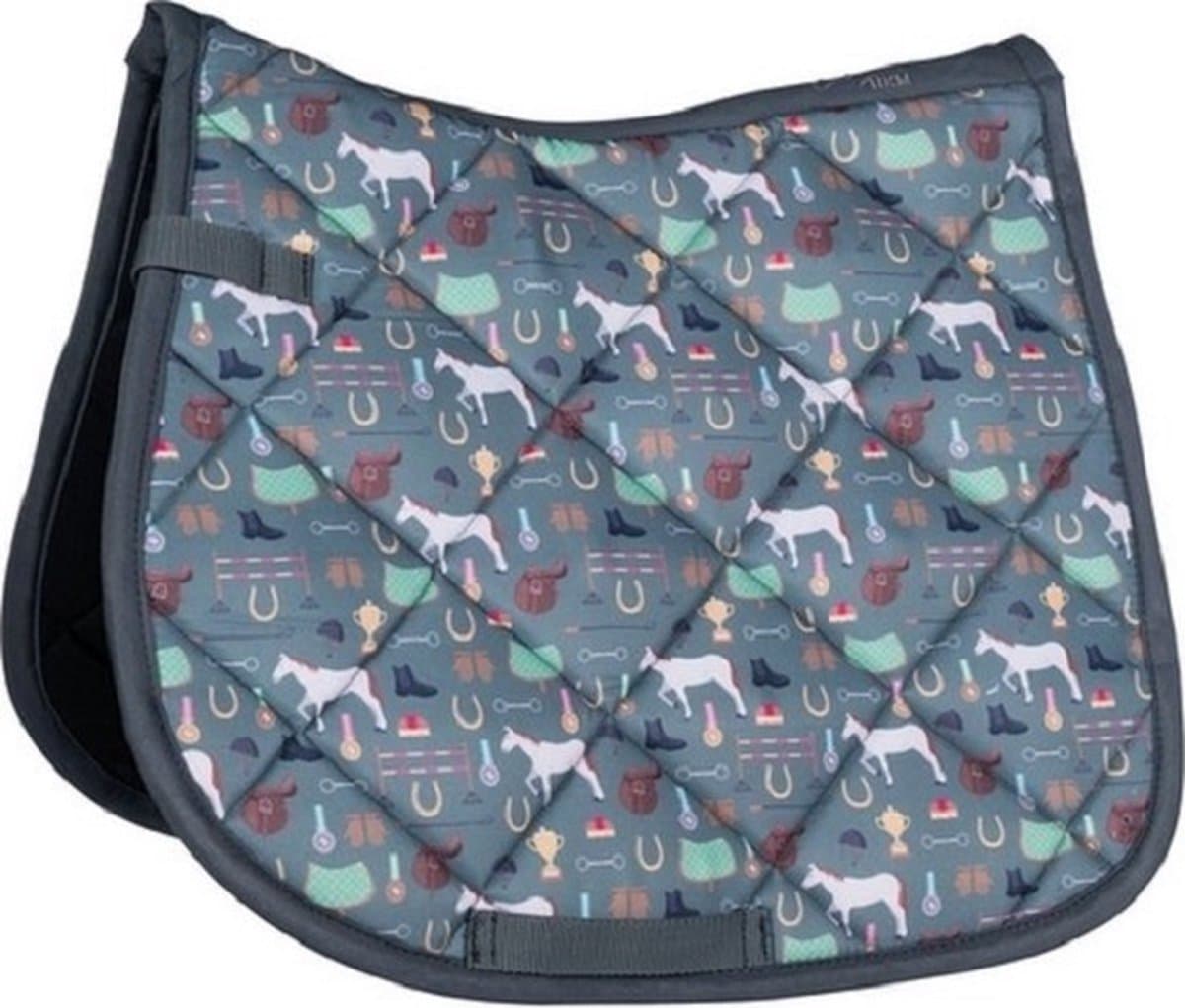 HKM zadeldek Judy - groen - pony - DR
