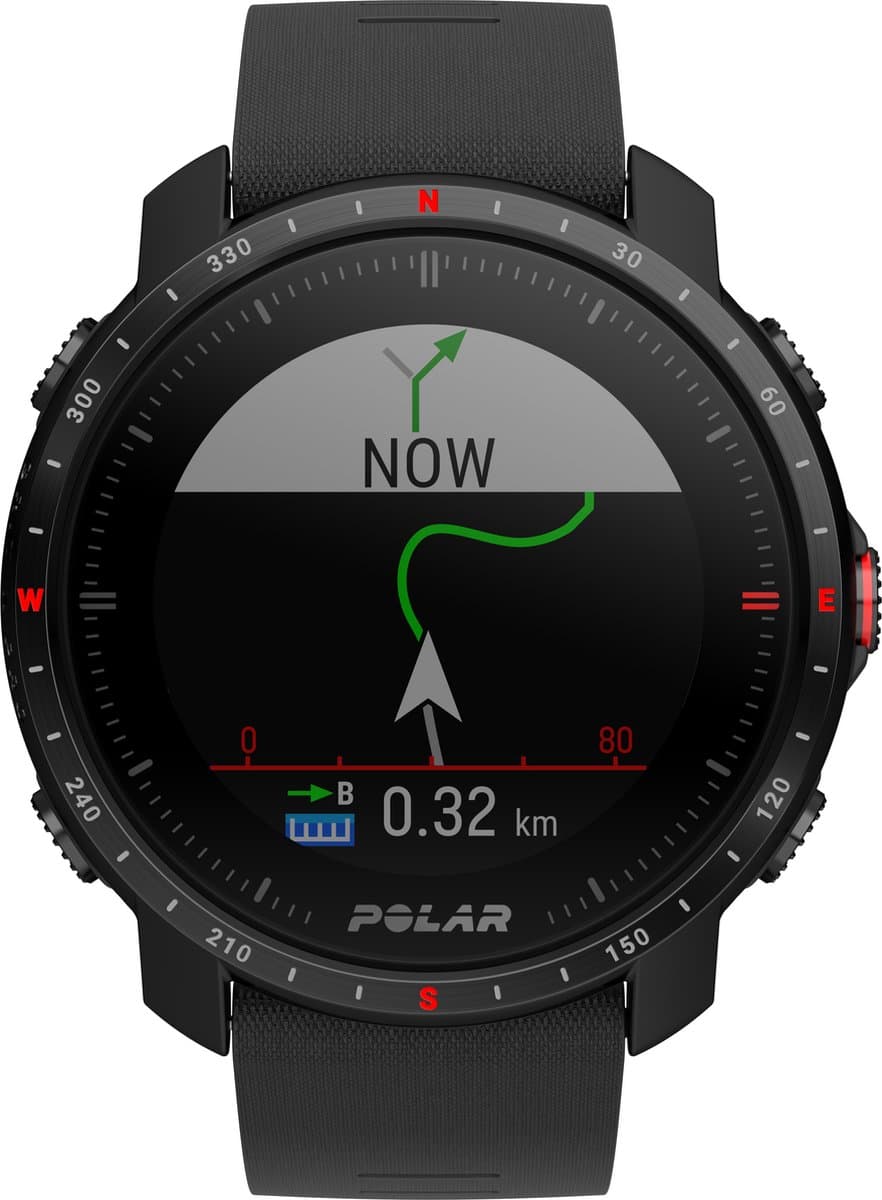 Polar Grit X Pro Premium Outdoor Multisporthorloge  GPS  - Zwart
