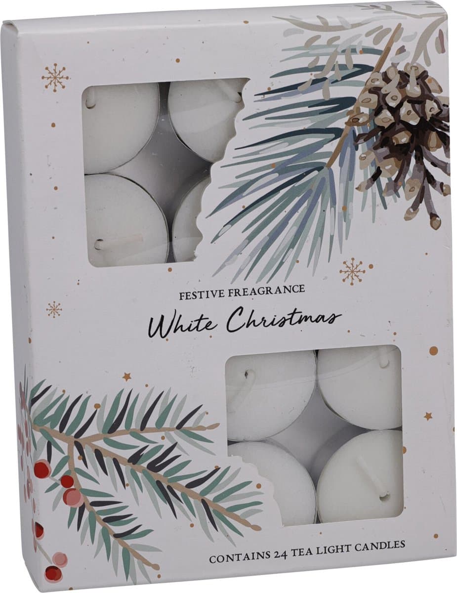 kerst - waxinelichten - theelichtjes - geurtheelichtjes - geur theelichtjes