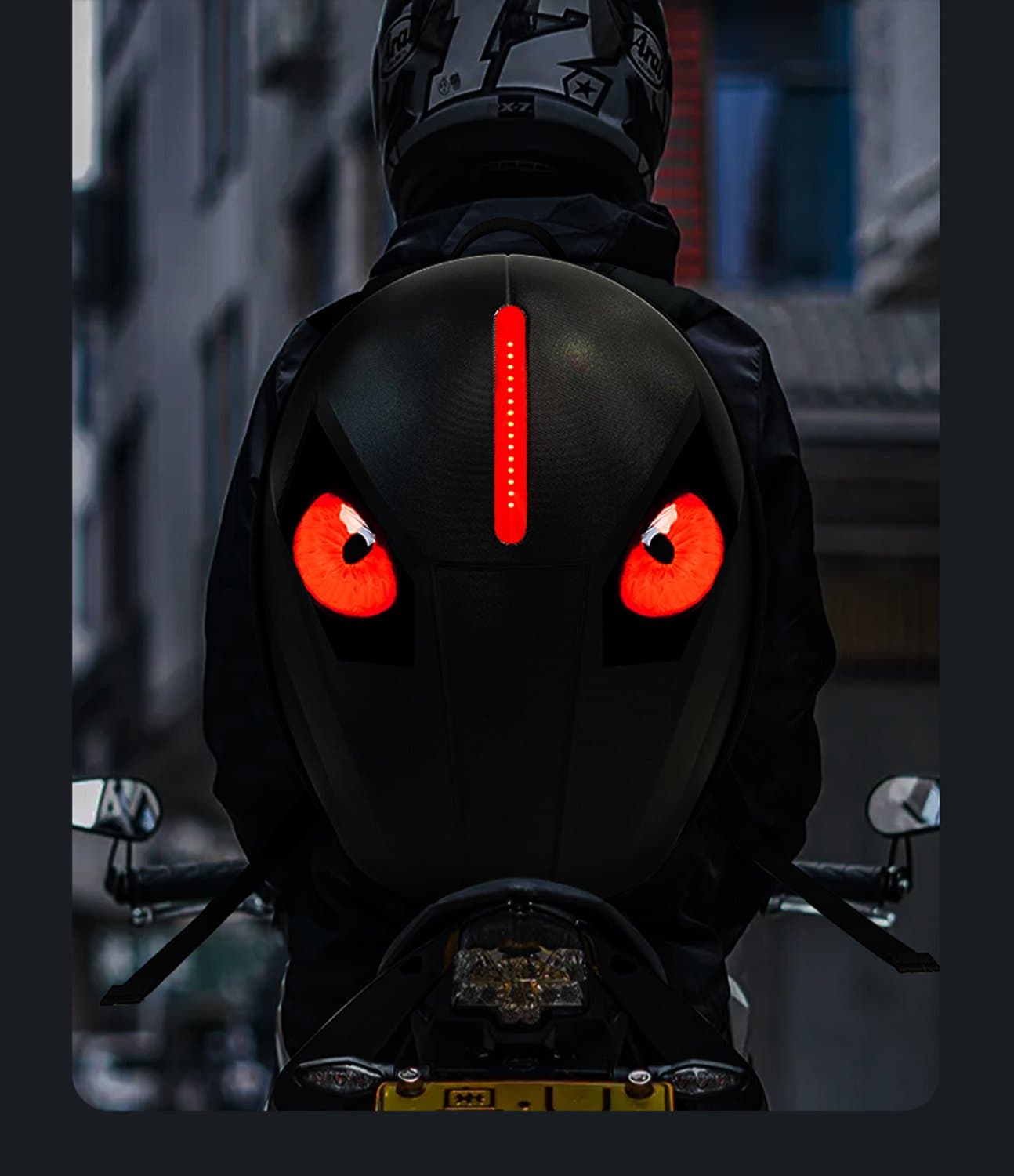 GYW Cyber LED Backpack 3260A - Rugzak - Zwart - Dubbel LED Scherm - Bluetooth App Besturing - Personaliseerbare Animaties