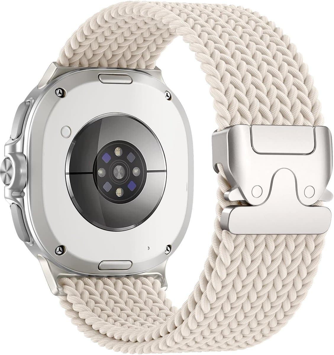 Maledan Gevlochten armband compatibel met Samsung Galaxy Watch 8 armband 40 mm 44 mm/8 Classic 46 mm heren dames - ShopVlot