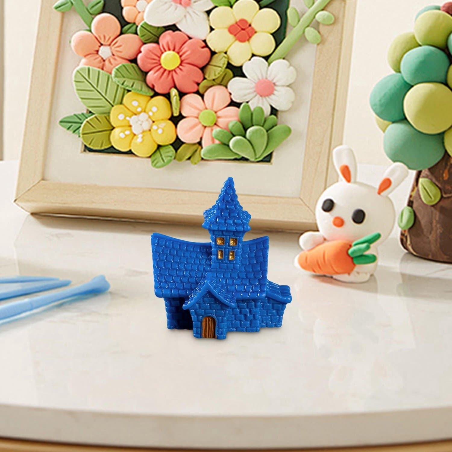 Ulisem - Halloween Miniatuur Figuur - 12 Keuzes Resin Figuurtje - Halloween Decoratie - Tafel Decoratie - Party Favor - Pompoen Geest Skelet - Voor Thuis Tuin Poppenhuis - DIY Knutsel Accessoire
