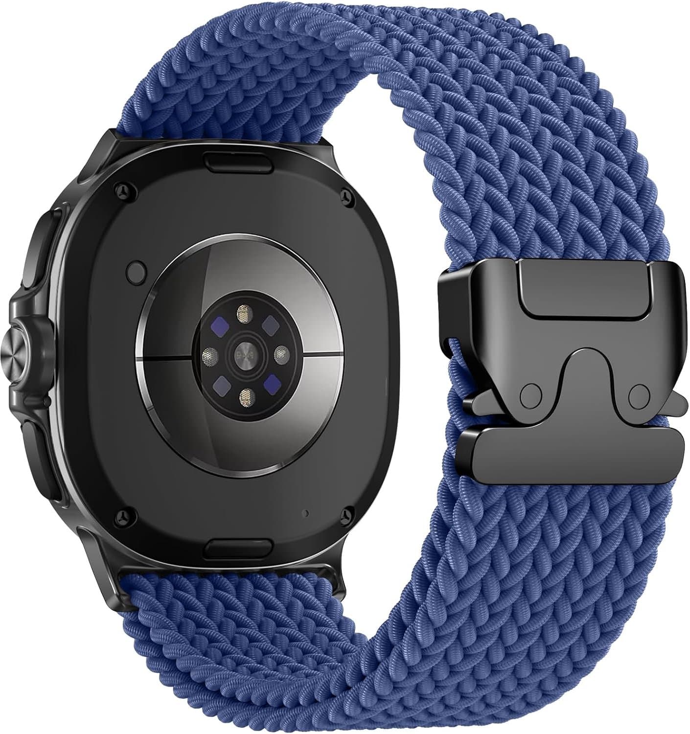 Maledan Gevlochten armband compatibel met Samsung Galaxy Watch 8 40 mm 44 mm/8 Classic 46 mm heren dames, sportarmband - ShopVlot