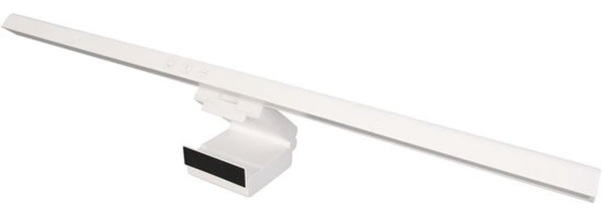 Monitorlamp bar 50cm draadloos, LED bureaulamp voor laptop en pc met dimbare helderheid en instelbare kleurtemperatuur, anti-blauw licht voor oogbescherming, wit