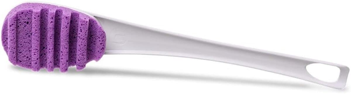 Famanu – Lichaamsborstel met spons van polyurethaan en hygiënische afwerking geschikt voor dagelijks gebruik