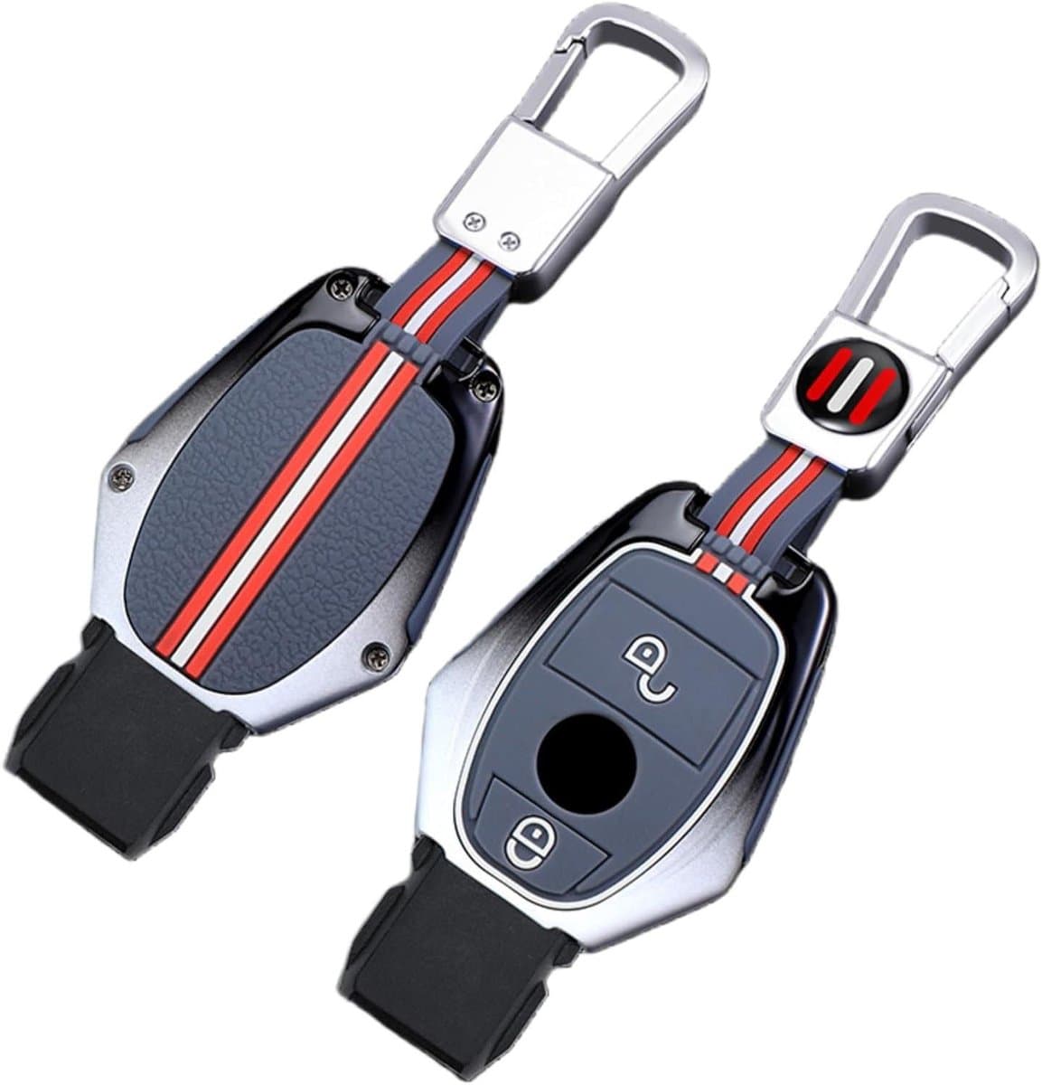 Cosensi - Autosleutel Cover Zinklegering voor Mercedes Benz A180 A200 A260 - Stijlvolle Sleutelhanger Case met Bescherming