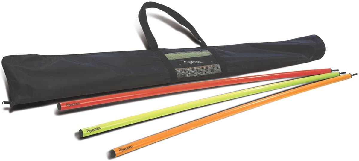 Precision - Trainingspalen tas t.b.v. 12 palen - 1,8 Meter - Polyester - Zwart
