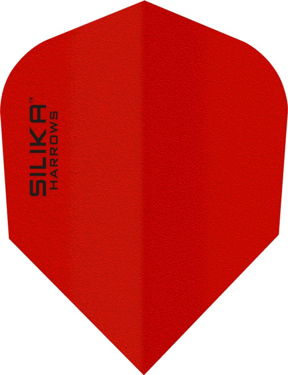 Harrows Silika Solid Red NO6 Tough Crystalline Coated - Dart Flights