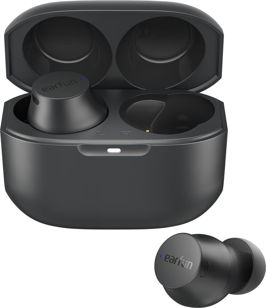 EarFun Free Mini - draadloze oordopjes - IPX7 - microfoon - zwart