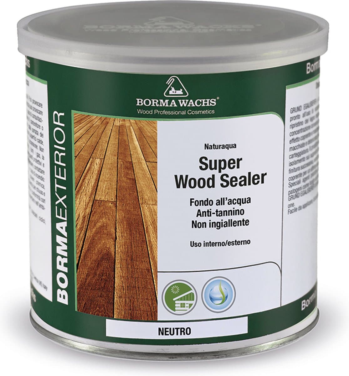 Borma Wachs - Super Wood Sealer-Naturaqua - 750 ml