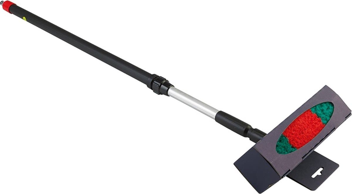 Vikan 521452 Wasborstel - Actie Set - Telescoopsteel Gardena aansluiting - Wasborstel Hoekverstelbaar - Waterdoorlatend