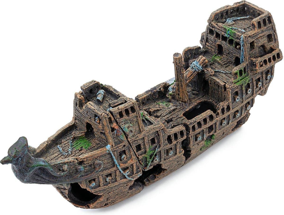 Happet - Resin Ornament - Happet R155 Ship With Windows 24 Cm - S-r155sh - 1st