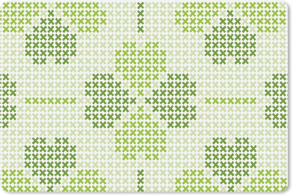 Muismat XXL 90x60 cm - Bureau onderlegger - Bureau mat Klaver - Patronen - Groen - Bureaumat - Gaming mousepad xl - Bureaulegger groot - Computer deskmat