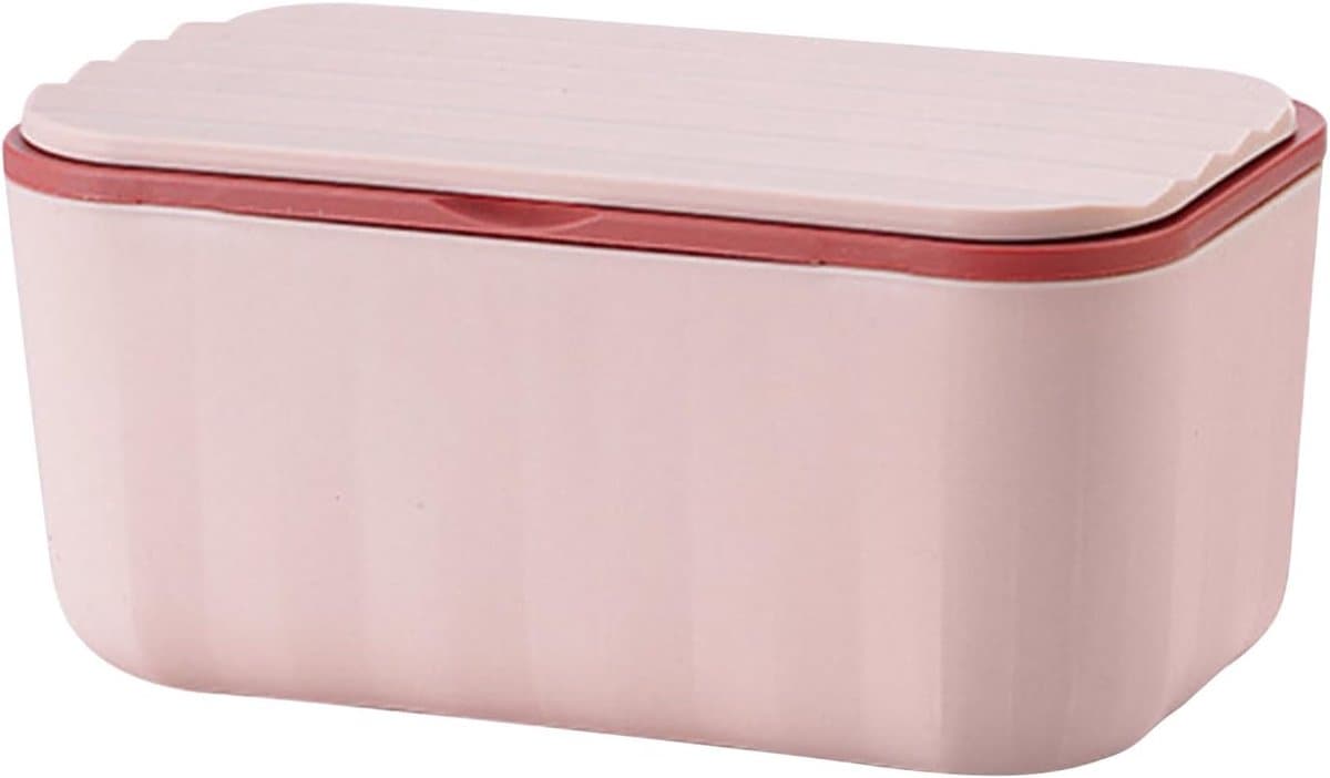Doekjes doos - Etui hygiëne - Babyverzorging thuis - Optimale versheidsafdichting - 20.5 x 12.5 x 10 cm - Roze