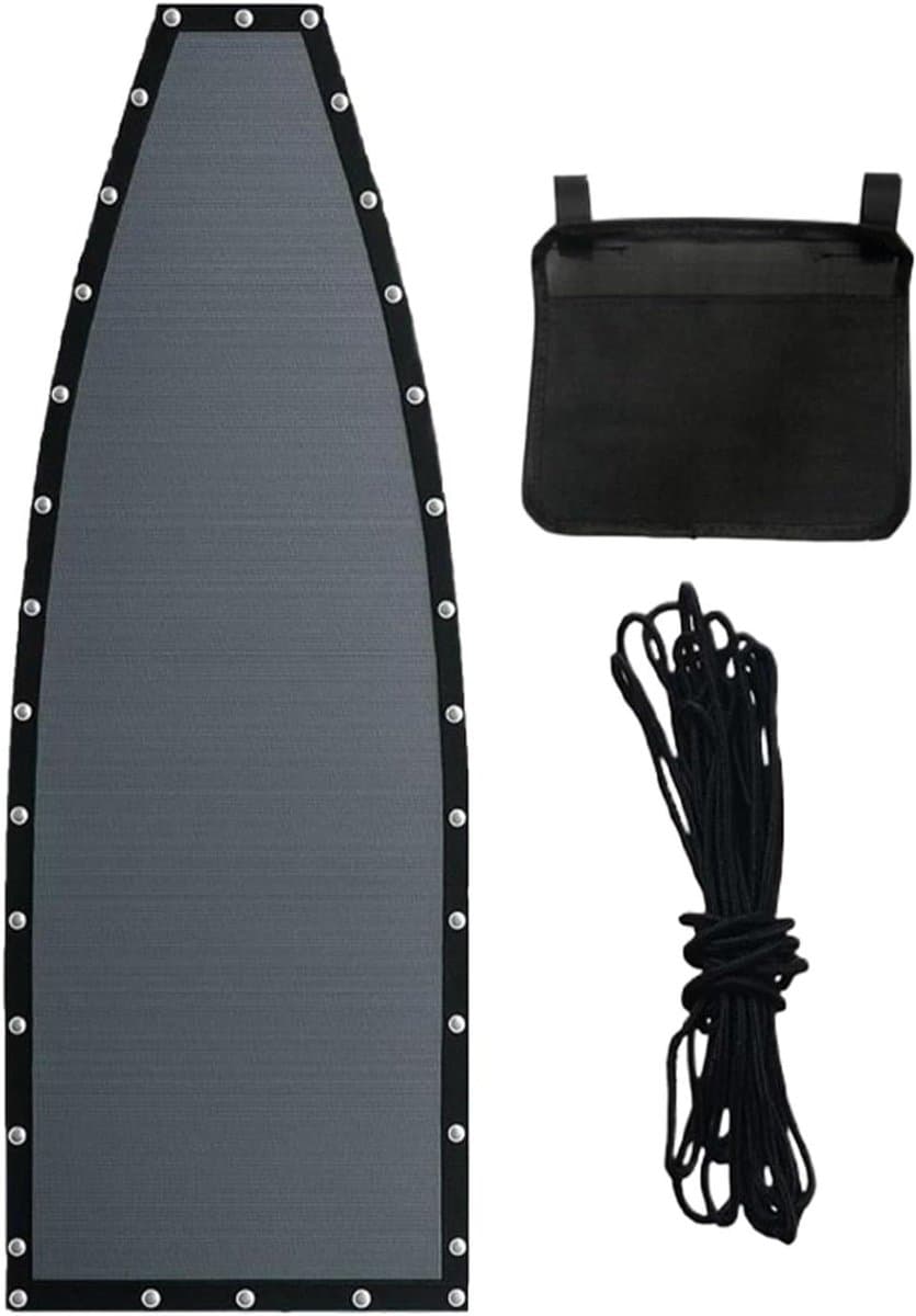 Schommelstoelhoes Vervanging - Stoelbekleding - Terras en tuin - Met zijvak - 64 x 197 cm - Zwart